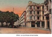 La rue d Arzew et les arcades